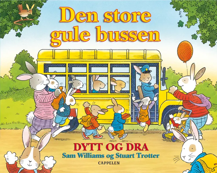 Omslag Den store gule bussen av Sam Williams (Innbundet)