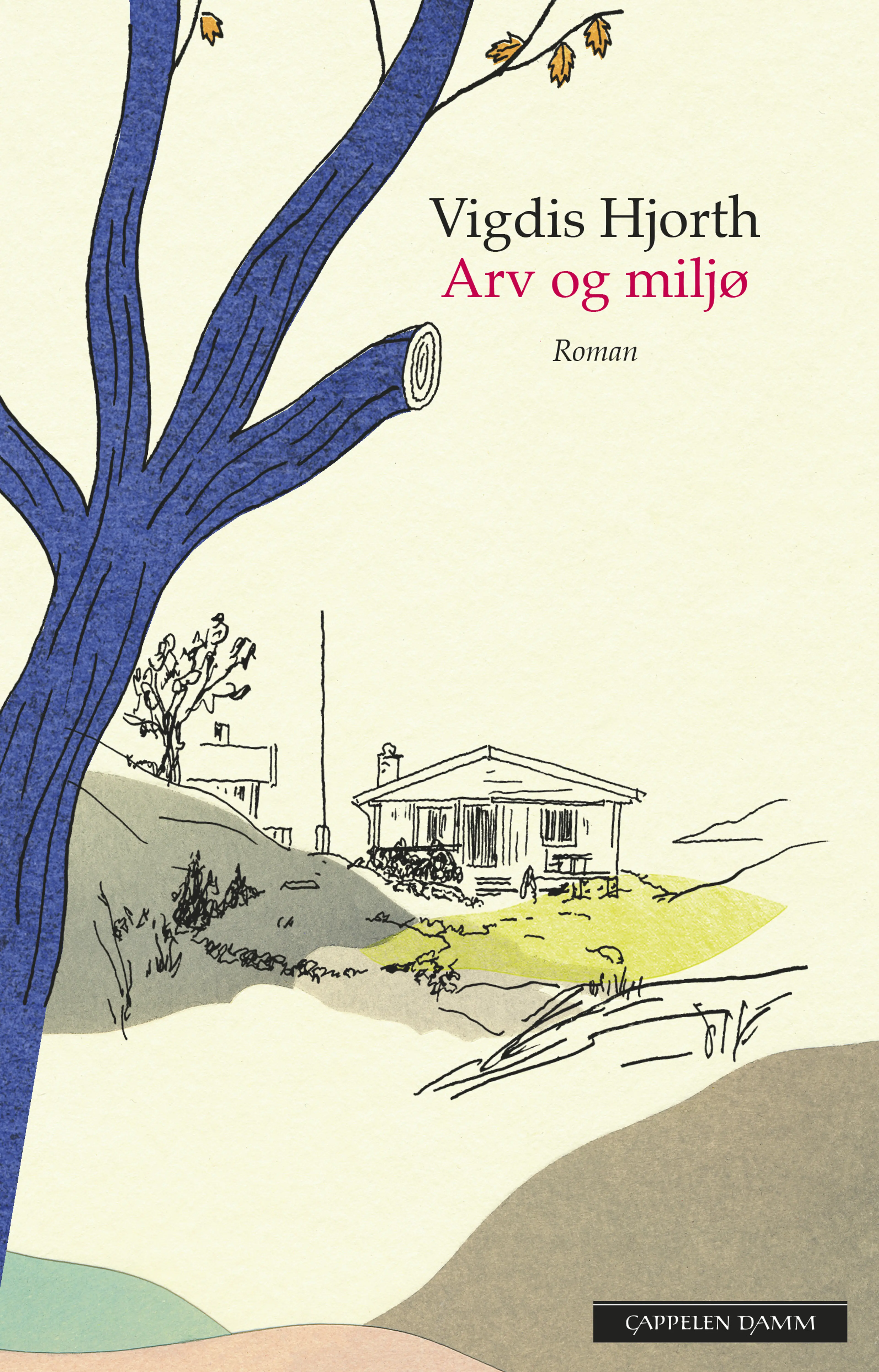 Omslag Arv og miljø av Vigdis Hjorth (Innbundet)