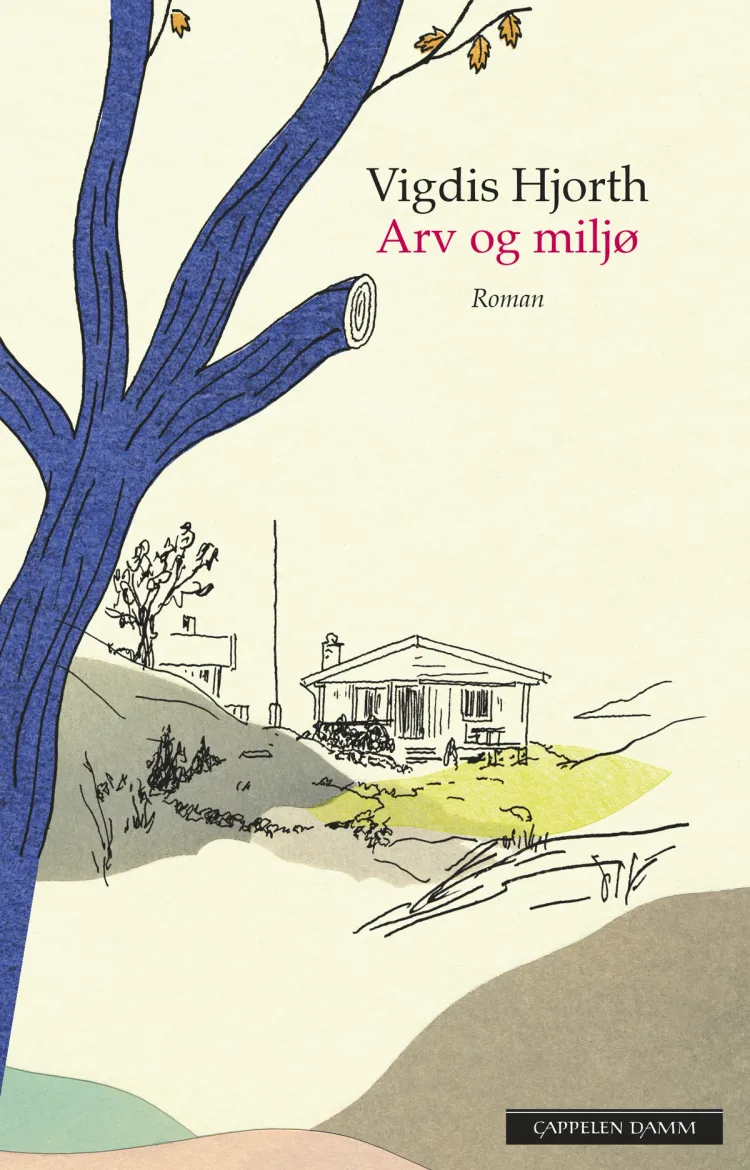 Omslag Arv og miljø av Vigdis Hjorth (Innbundet)
