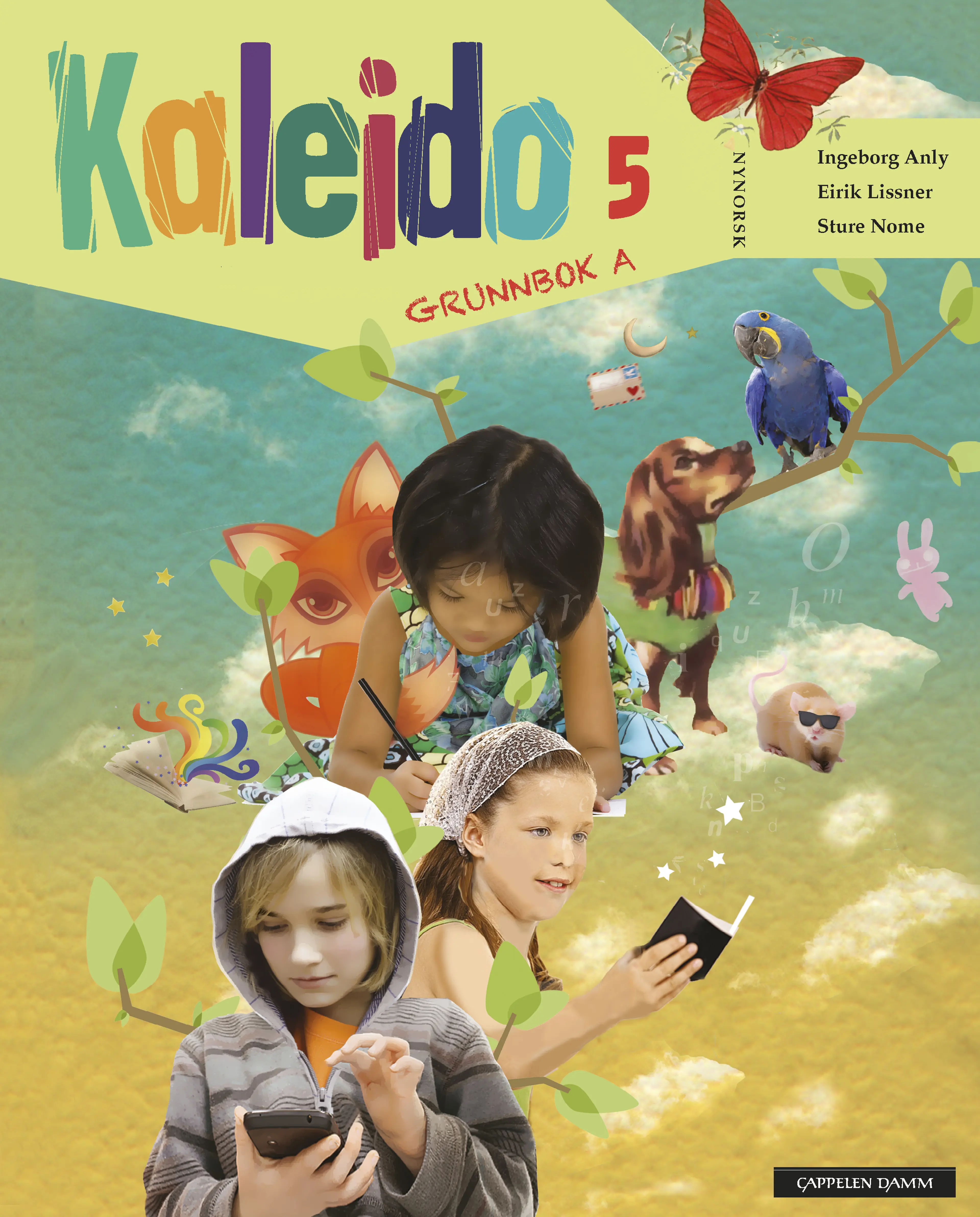 Omslag Kaleido 5 Grunnbok A av Ingeborg Anly, Eirik Lissner og Sture Nome (Innbundet)