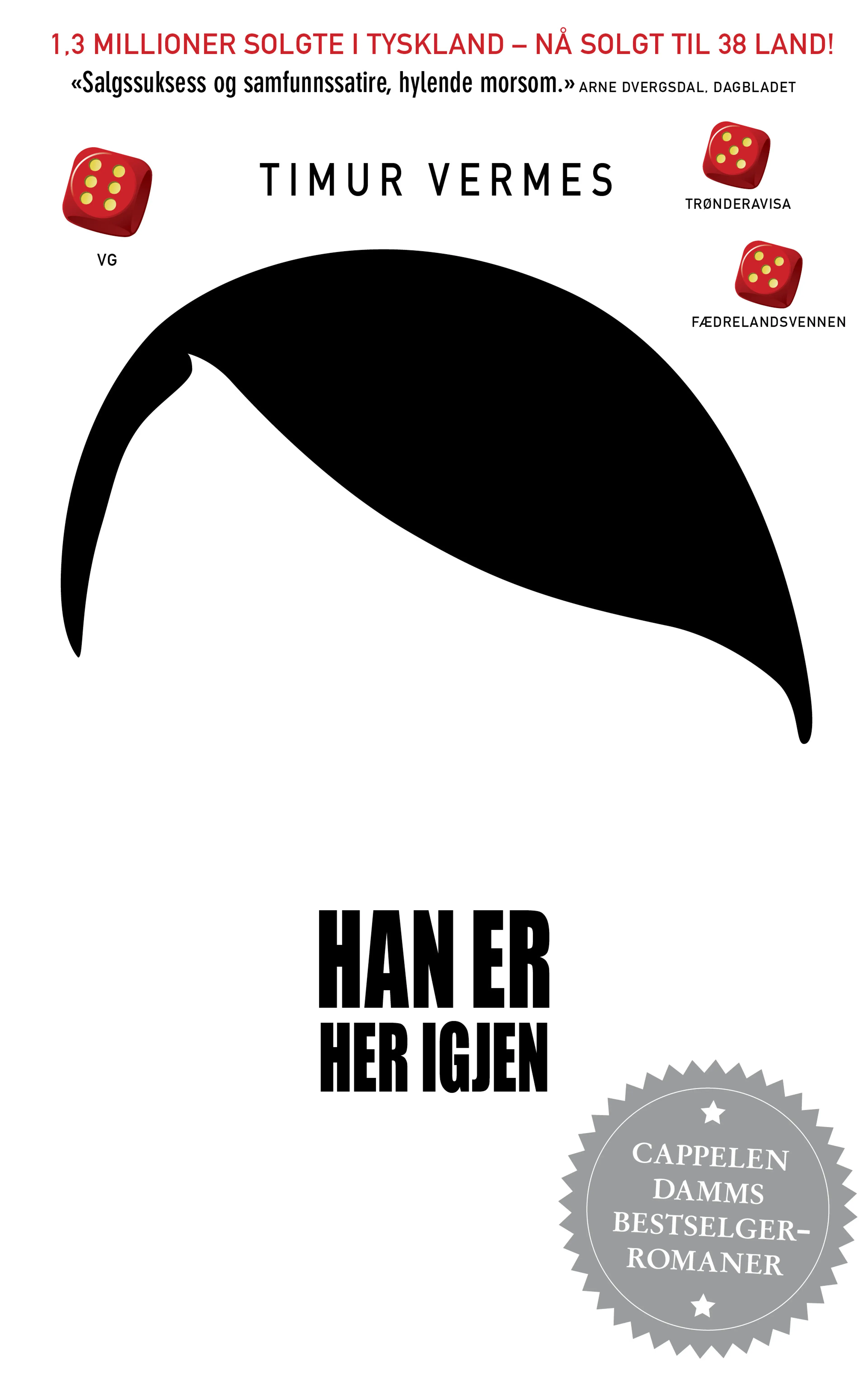 Omslag Han er her igjen av Timur Vermes (Heftet)