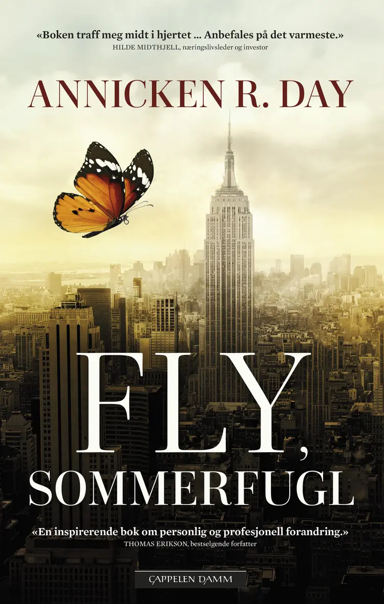 Omslag Fly, sommerfugl av Annicken R. Day (Innbundet)