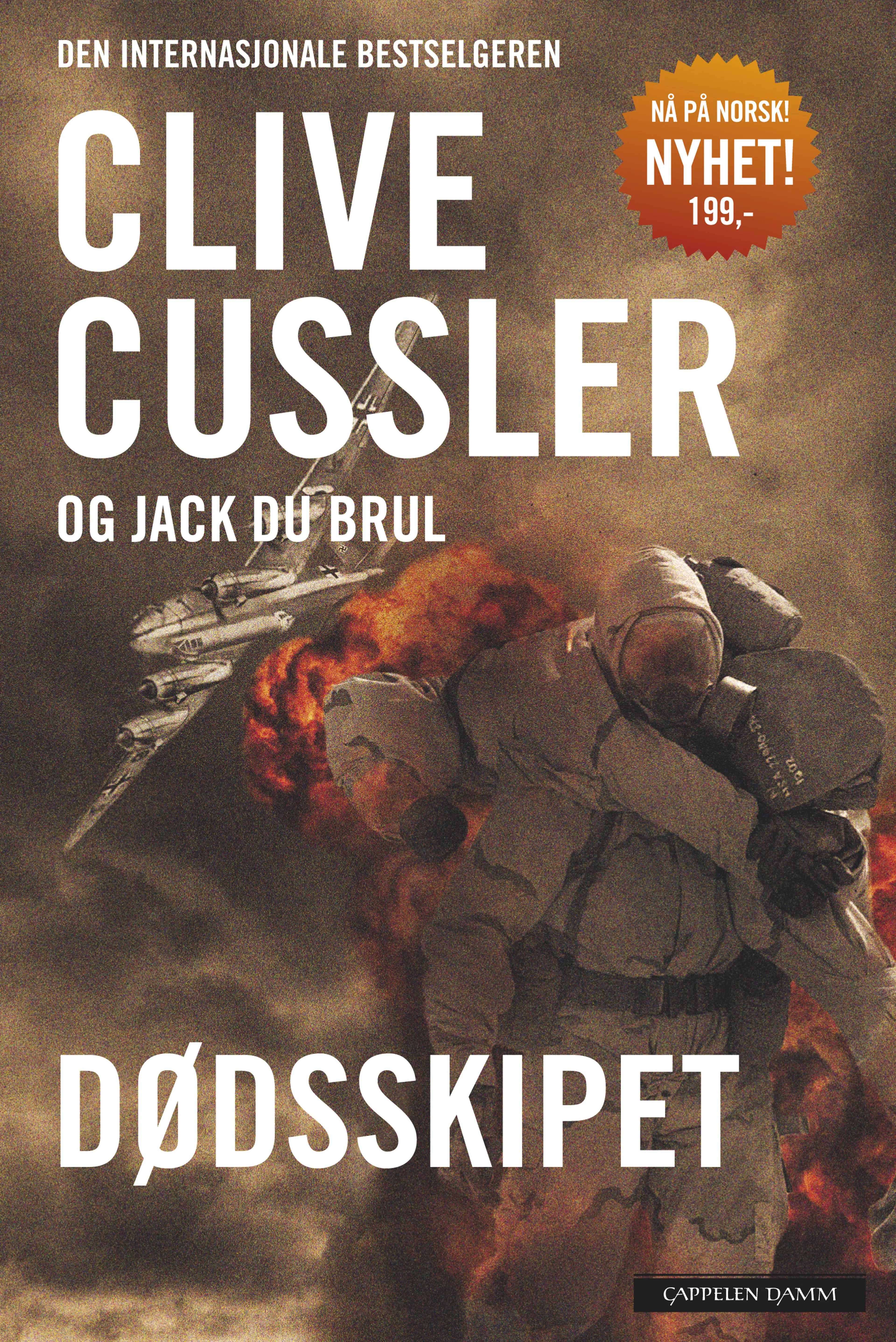 Omslag Dødsskipet av Clive Cussler og Jack Du Brul (Heftet)
