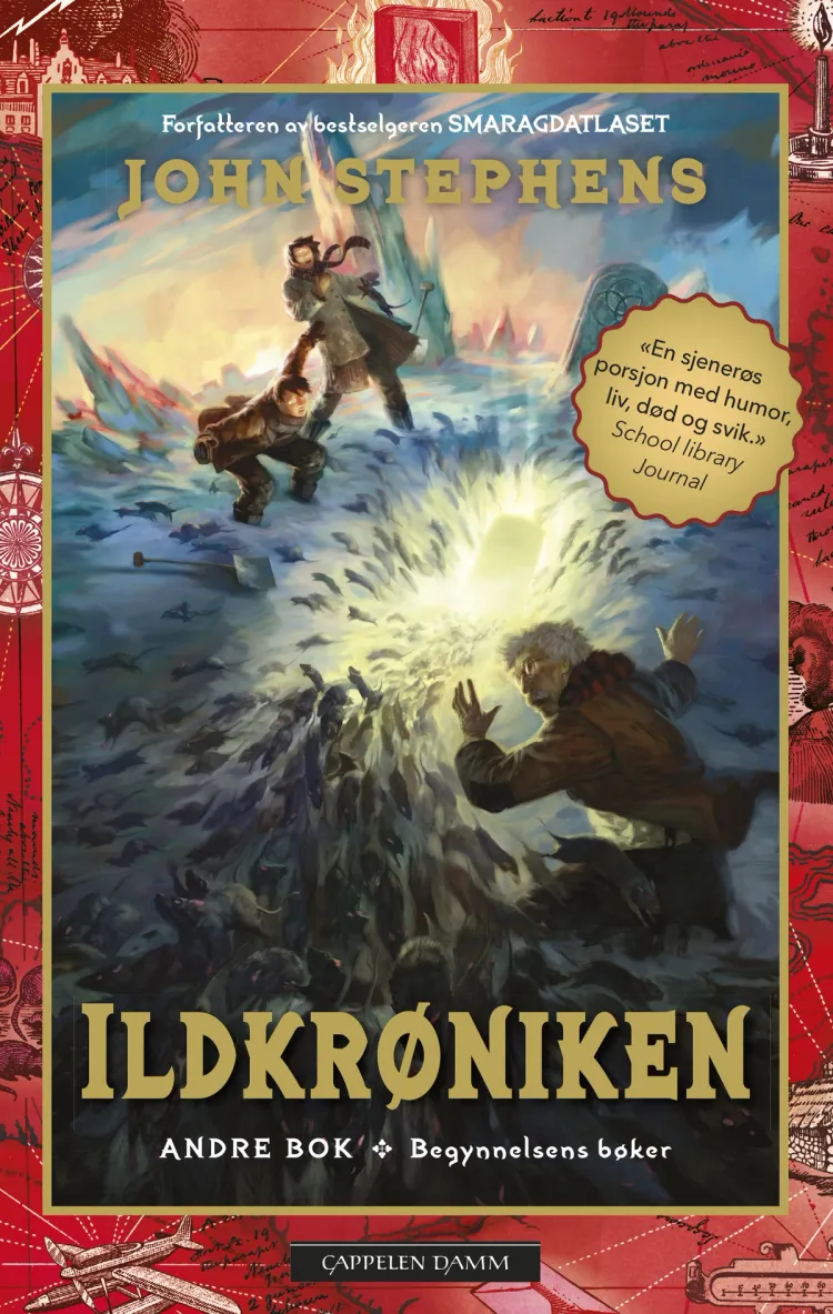 Omslag Ildkrøniken. Begynnelsens bøker 2 av John Stephens (Heftet)
