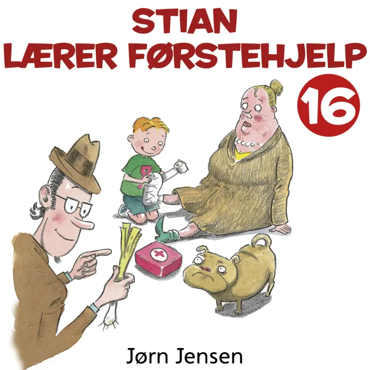 Omslag Stian lærer førstehjelp av Jørn Jensen (Lydbok)