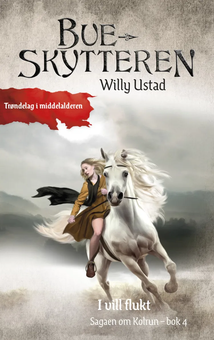Omslag I vill flukt av Willy Ustad (Heftet)