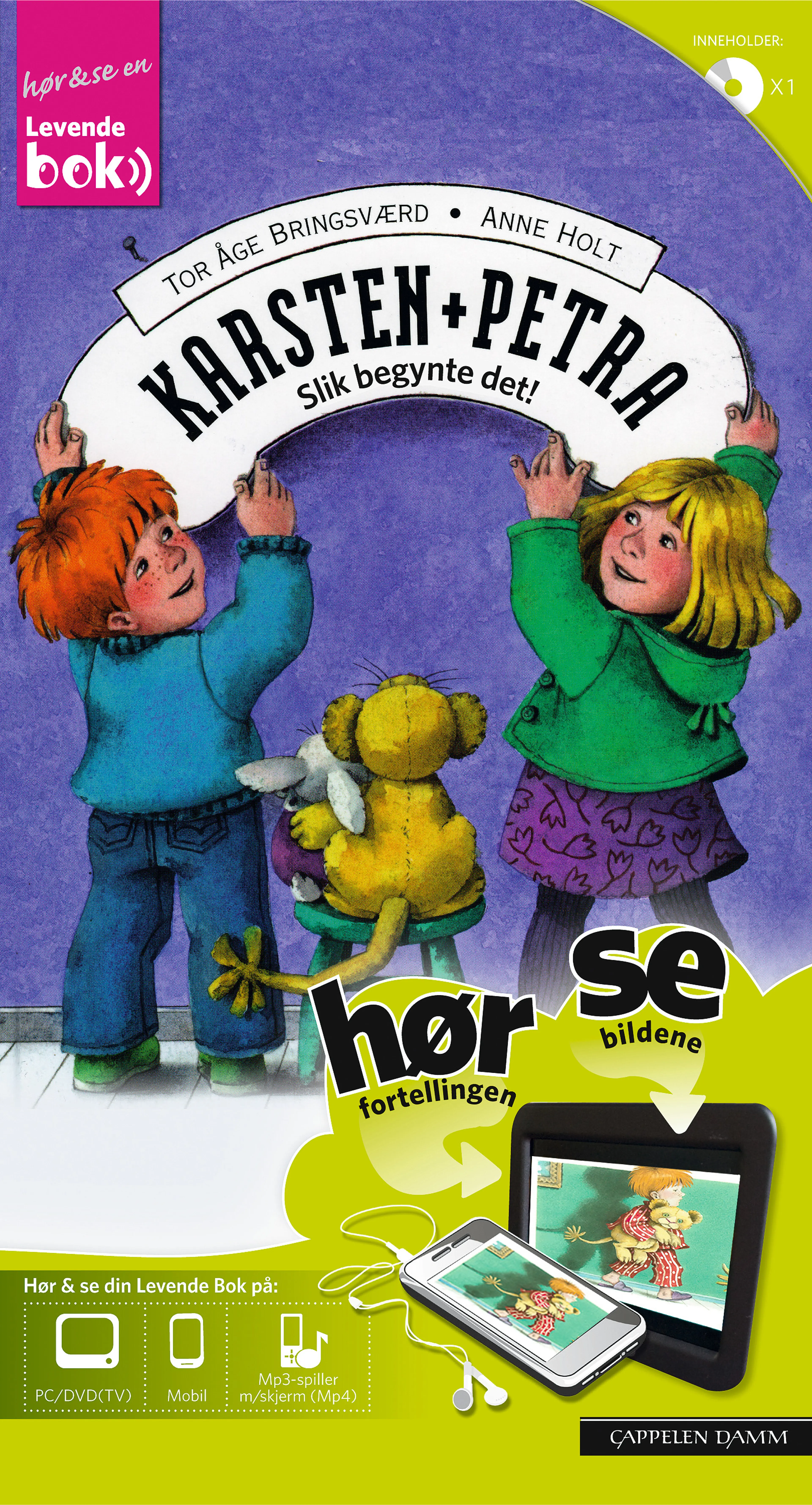 Omslag Karsten og Petra: Slik begynte det - Levende Bok av Tor Åge Bringsværd (Ukjent)