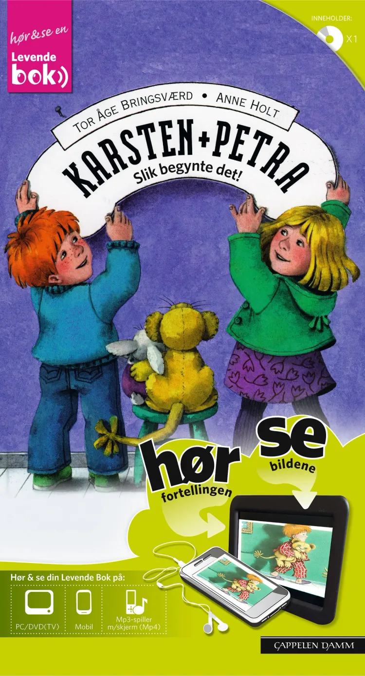 Omslag Karsten og Petra: Slik begynte det - Levende Bok av Tor Åge Bringsværd (Ukjent)
