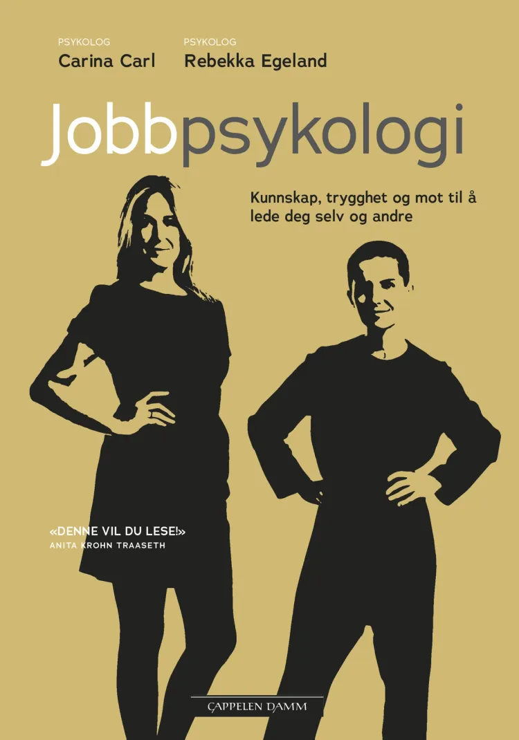 Omslag Jobbpsykologi av Carina Carl og Rebekka Egeland (Heftet)