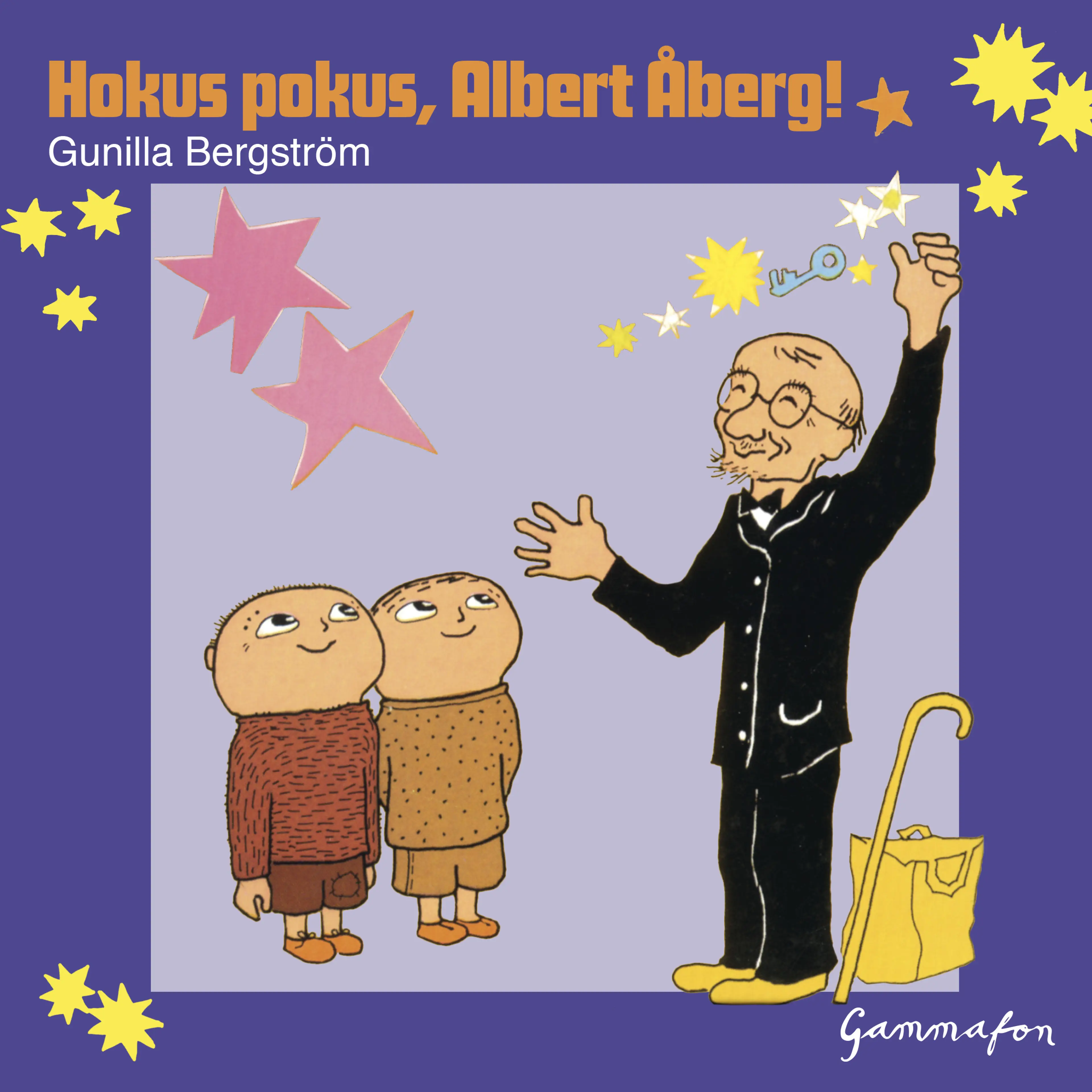 Omslag Hokus pokus, Albert Åberg! av Gunilla Bergström (Lydbok)