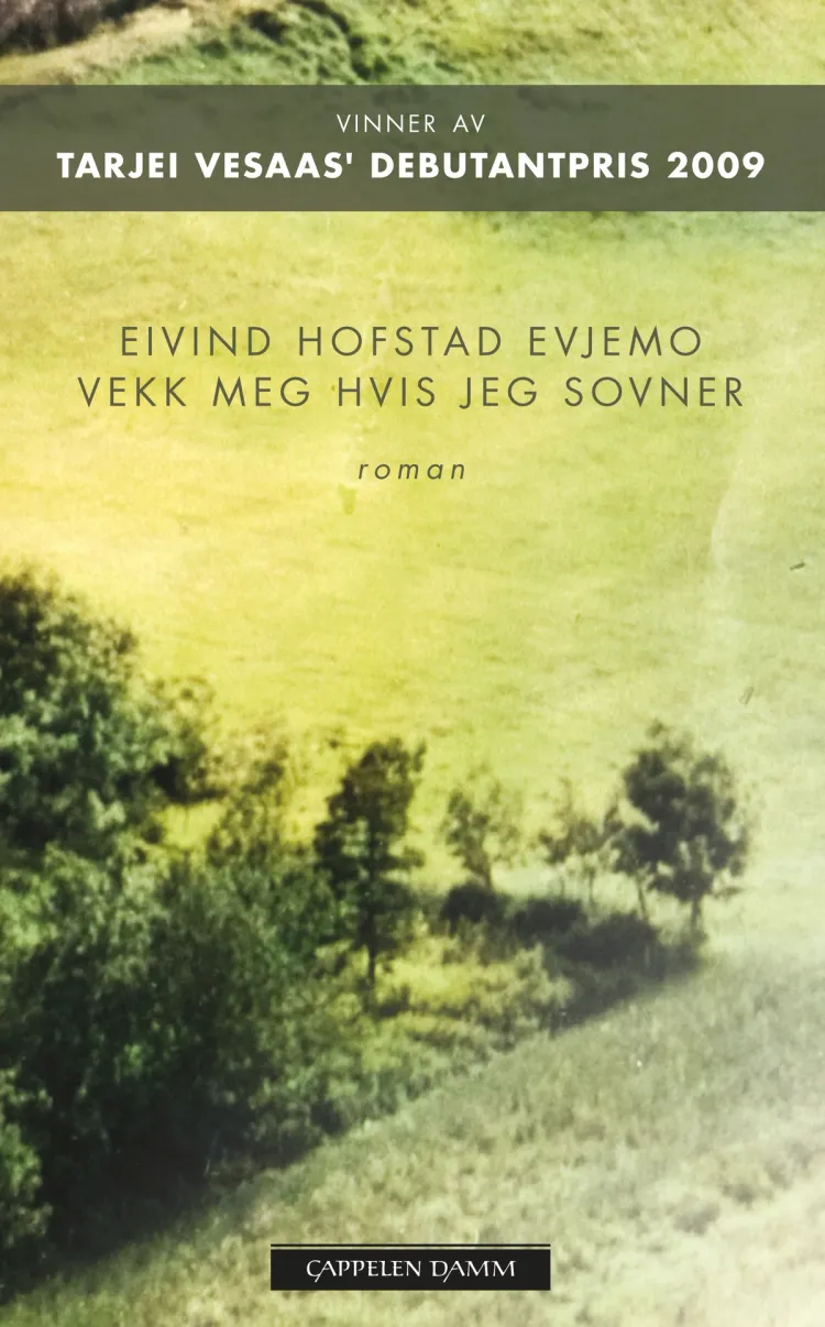 Omslag Vekk meg hvis jeg sovner av Eivind Hofstad Evjemo (Heftet)