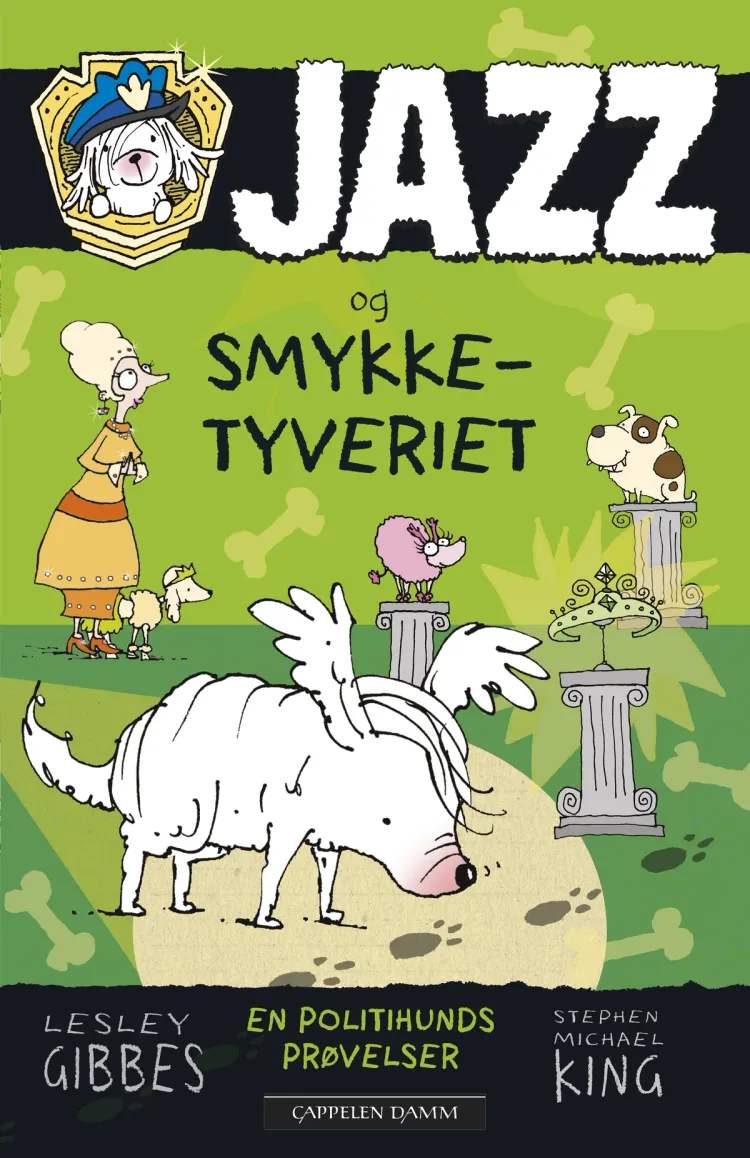 Omslag Jazz og smykketyveriet av Lesley Gibbes (Innbundet)