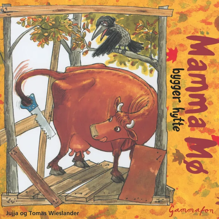 Omslag Mamma Mø bygger hytte av Jujja Wieslander (Lydbok)