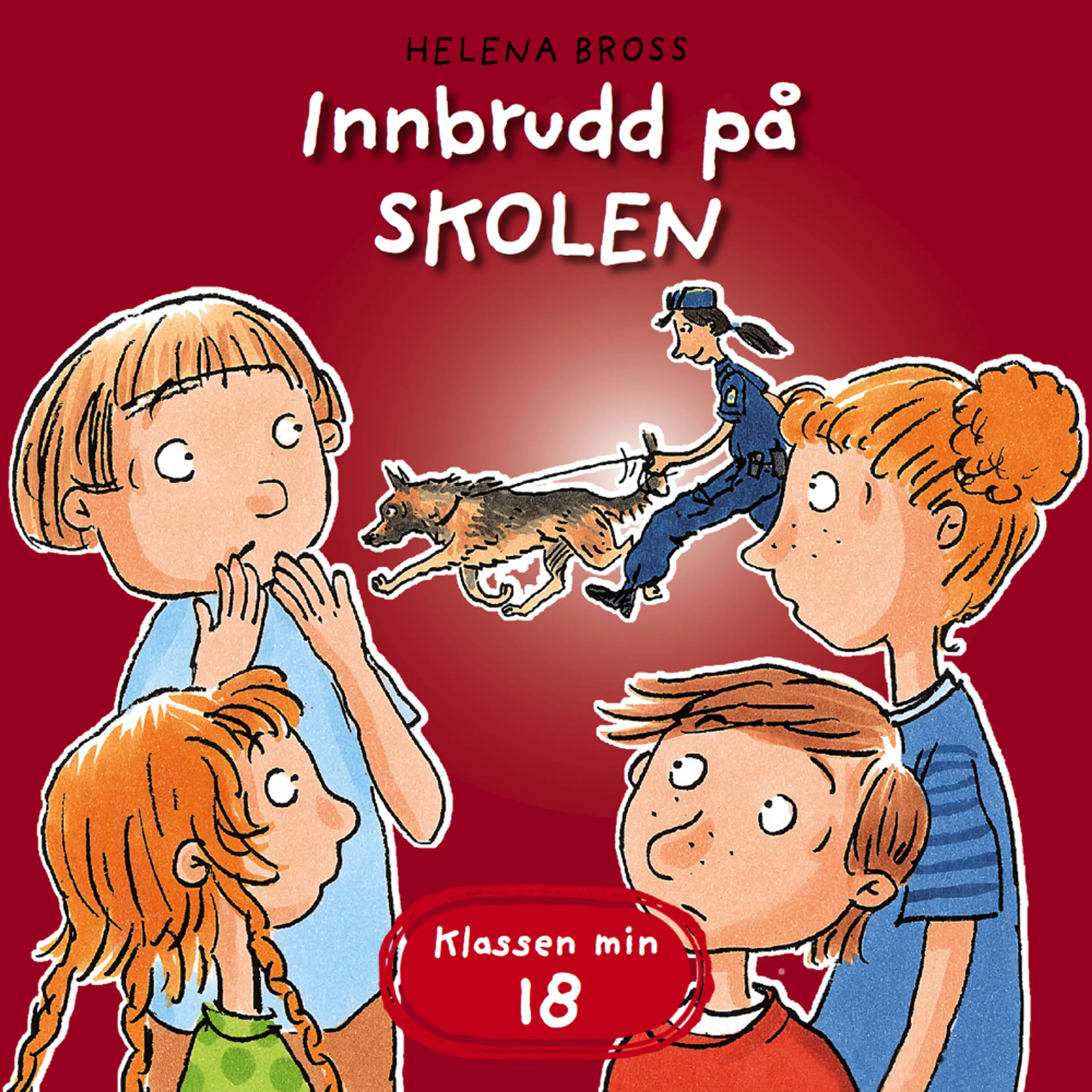 Omslag Innbrudd på skolen av Helena Bross (Lydbok)