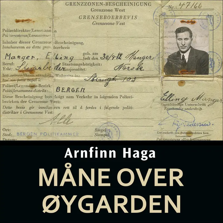 Omslag Måne over Øygarden av Arnfinn Haga (Lydbok)