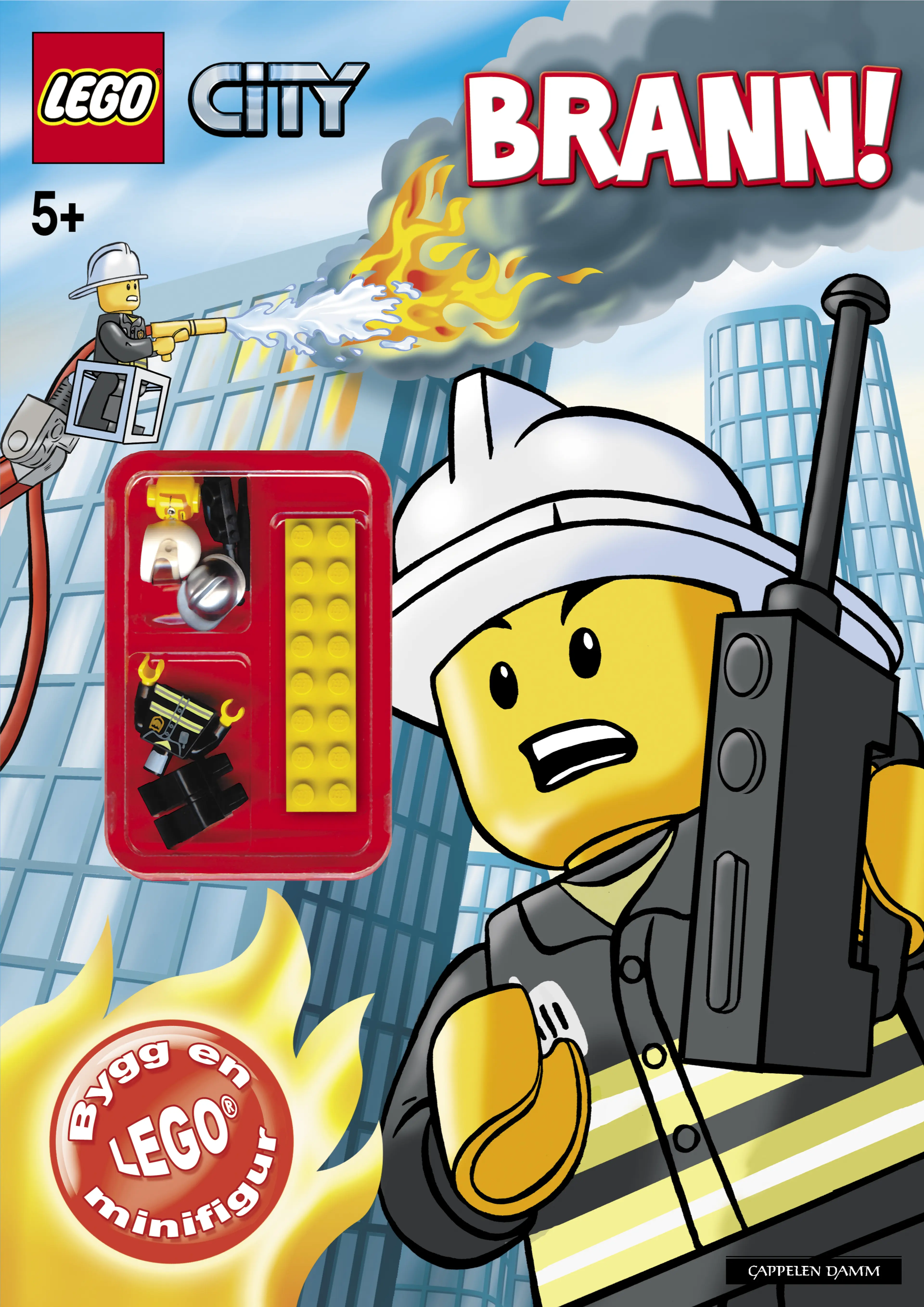 Omslag LEGO® City - Brann! av Marcin Palasz (Heftet)