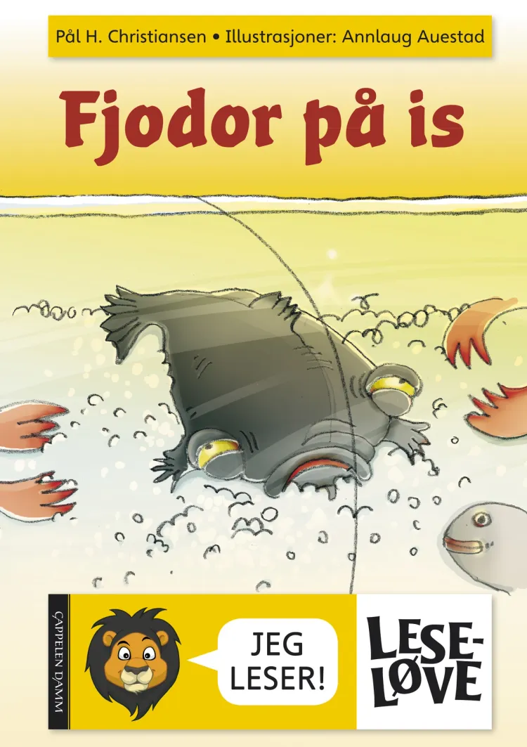 Omslag Leseløve - Fjodor på is av Pål H. Christiansen (Innbundet)