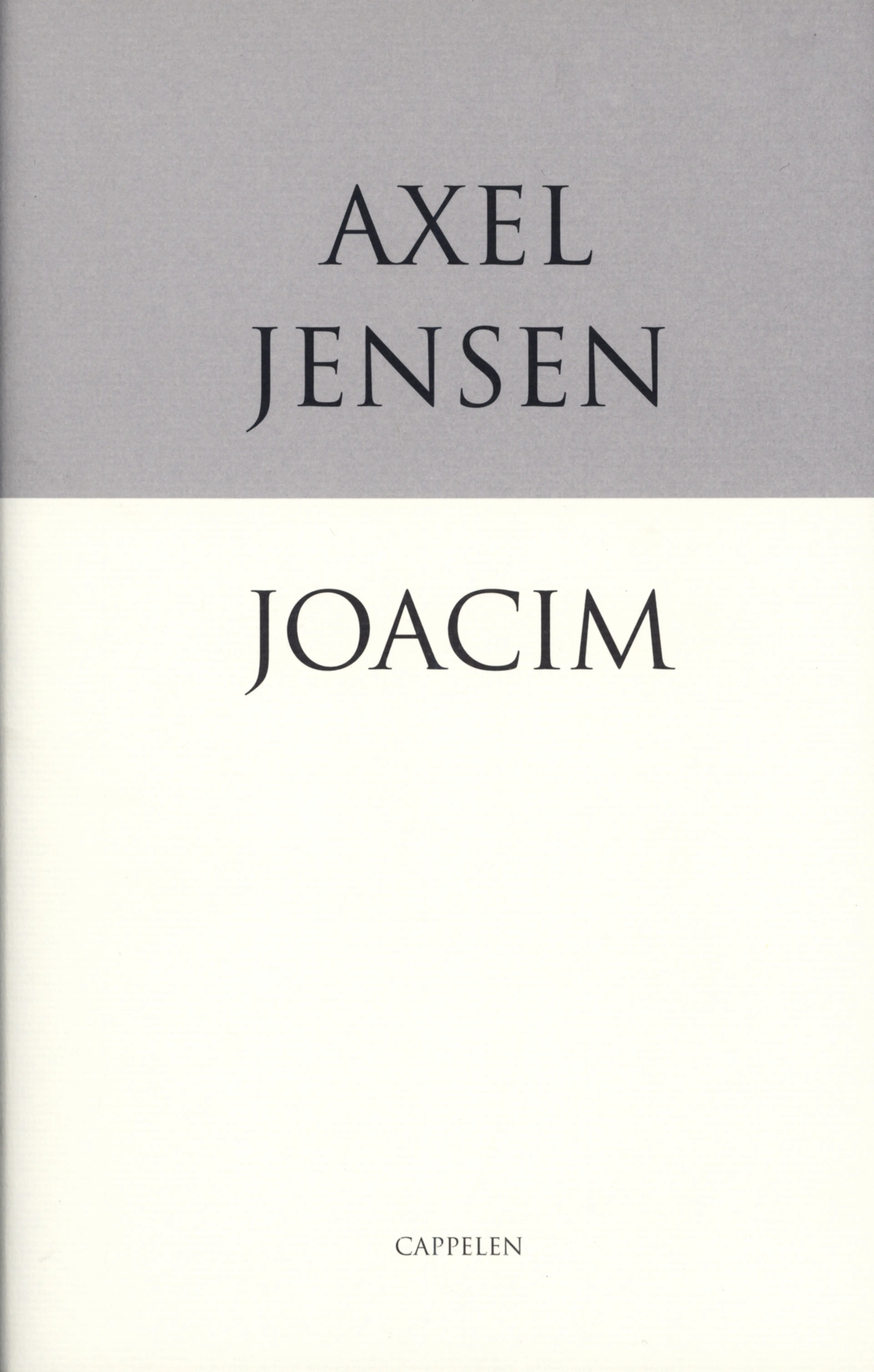 Omslag Joacim av Axel Jensen (Innbundet)