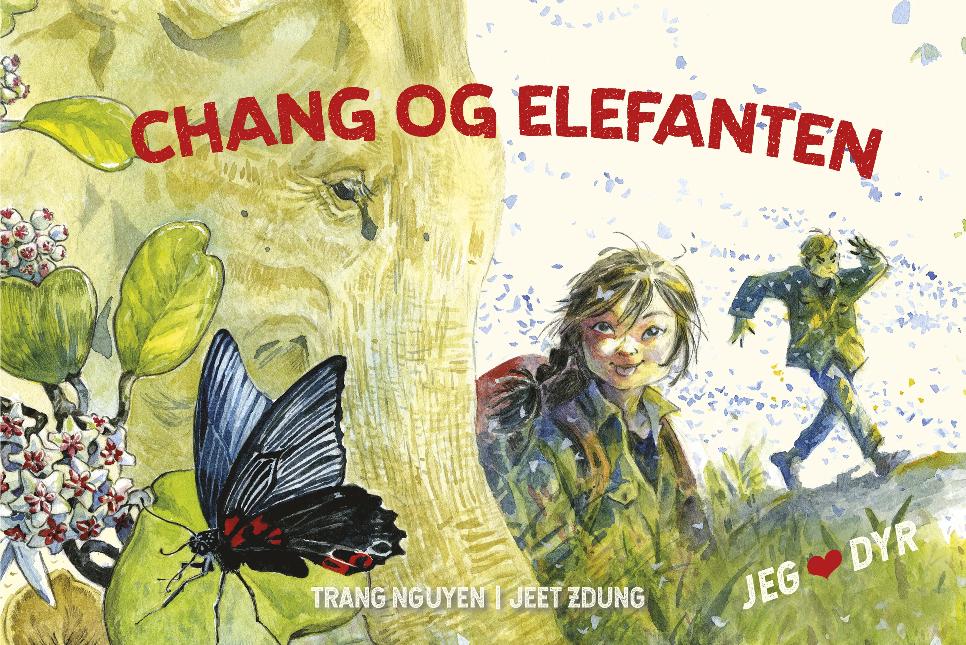 Omslag Chang og elefanten av Trang Nguyen (Innbundet)
