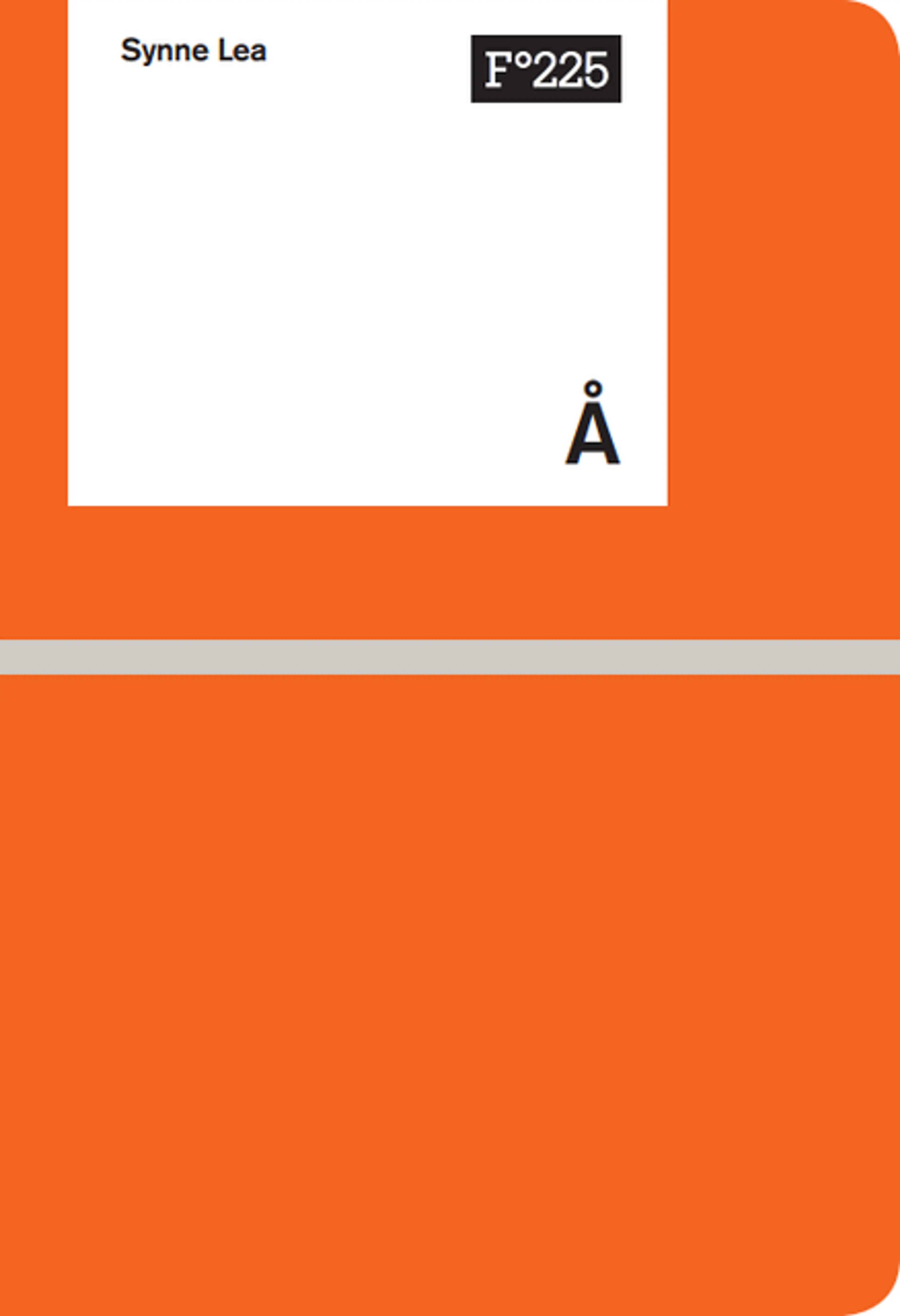 Omslag Å av Synne Lea (Heftet)