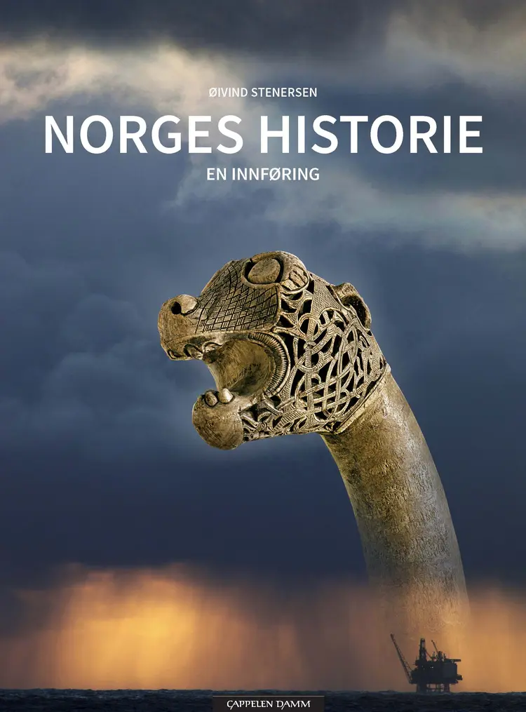 Omslag Norges historie av Øivind Stenersen (Innbundet)