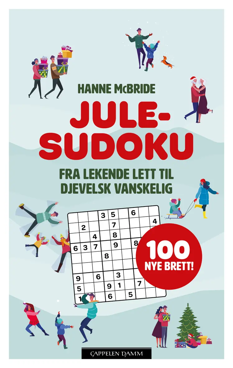 Omslag Julesudoku av Hanne McBride (Heftet)