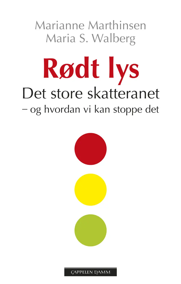 Omslag Rødt lys av Marianne Marthinsen og Maria S. Walberg (Innbundet)