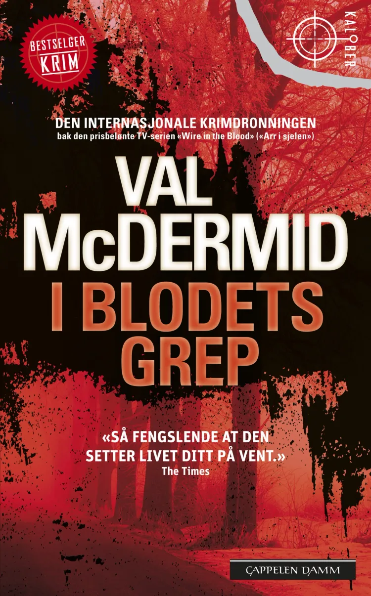 Omslag I blodets grep av Val McDermid (Heftet)