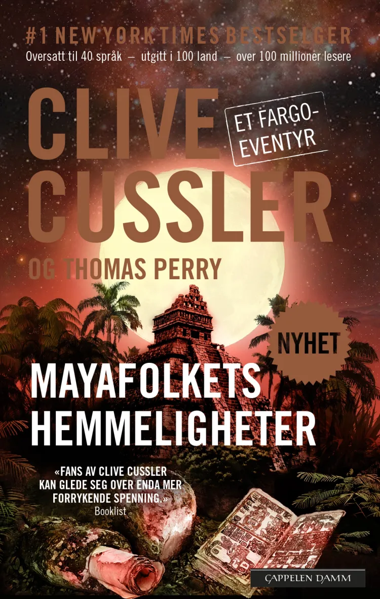 Omslag Mayafolkets hemmeligheter av Clive Cussler (Heftet)