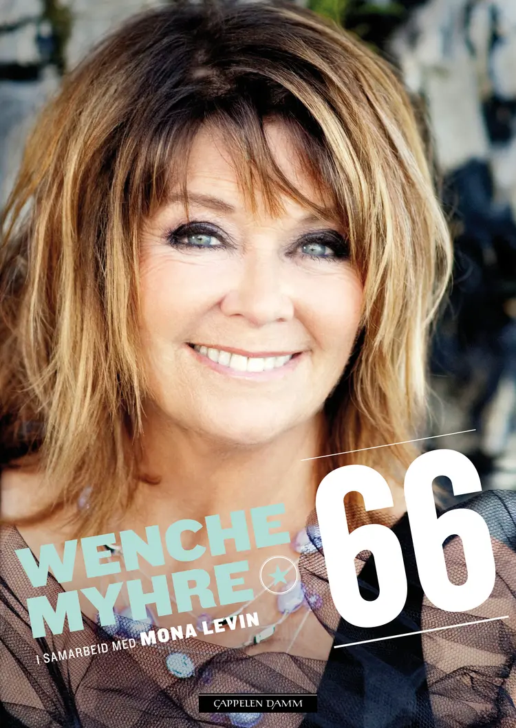 Omslag 66 av Wenche Myhre i samarbeid med Mona Levin (Innbundet)