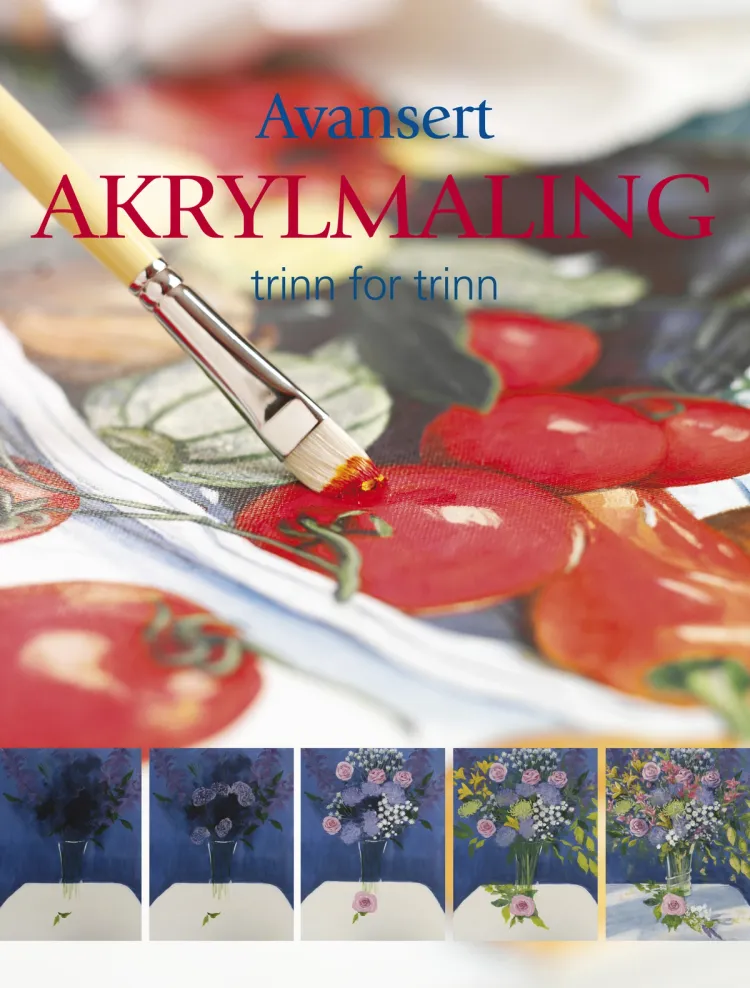 Omslag Avansert akrylmaling (Innbundet)