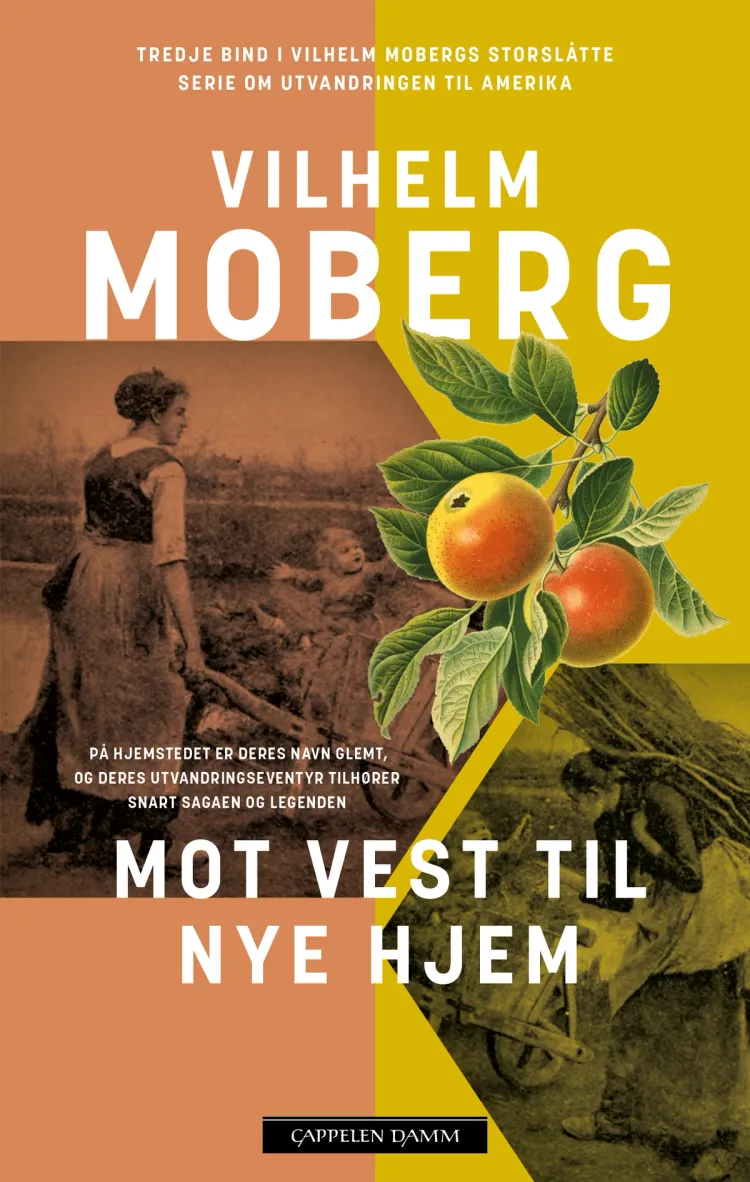 Omslag Mot vest til nye hjem av Vilhelm Moberg (Heftet)