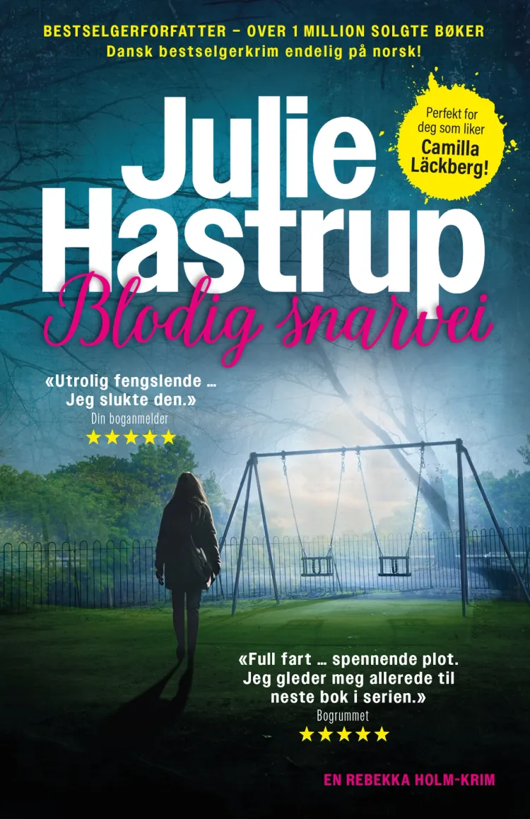 Omslag Blodig snarvei av Julie Hastrup (Ebok)