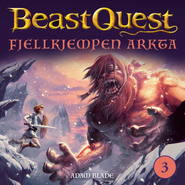 Omslag Beast Quest - Fjellkjempen Arkta av Adam Blade (Lydbok)