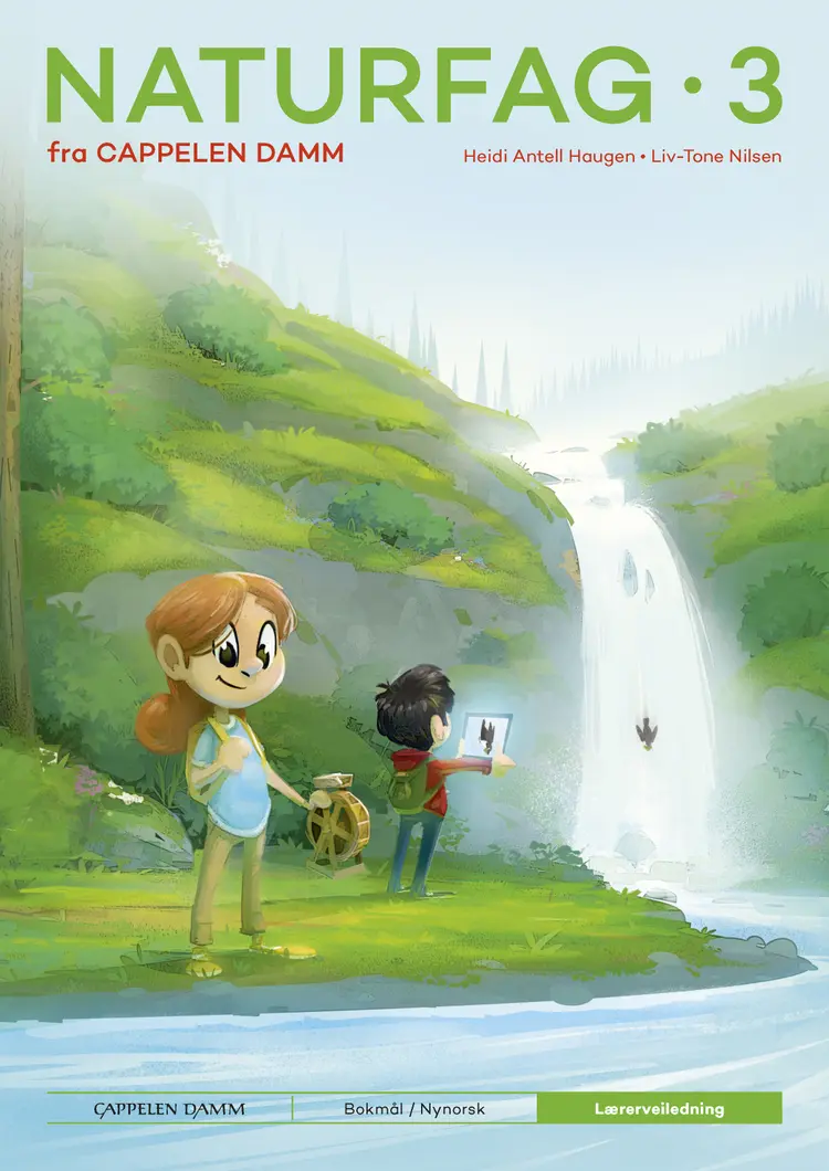 Omslag Naturfag 3 fra Cappelen Damm Lærerveiledning av Heidi Antell Haugen og Liv- Tone Nilsen (Ukjent)