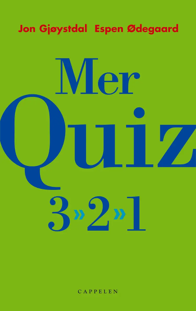 Omslag Mer Quiz 3»2»1 av Jon Gjøystdal og Espen Ødegaard (Heftet)