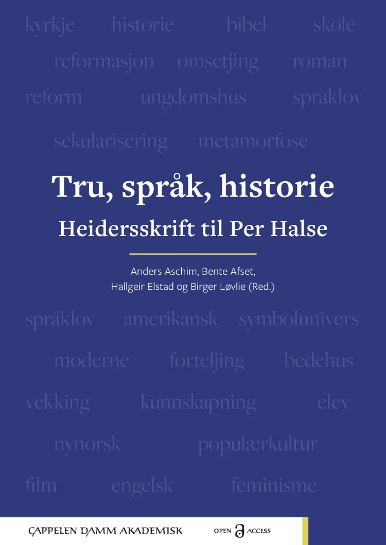 Omslag Tru, språk, historie av Anders Aschim, Bente Afset, Hallgeir Elstad og Birger Løvlie (red.) (Ebok)