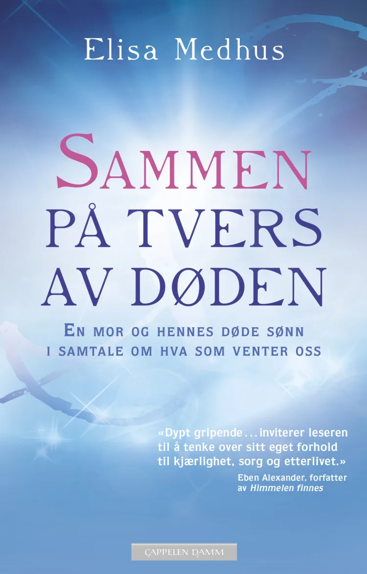 Omslag Sammen på tvers av døden av Elisa Medhus (Ebok)