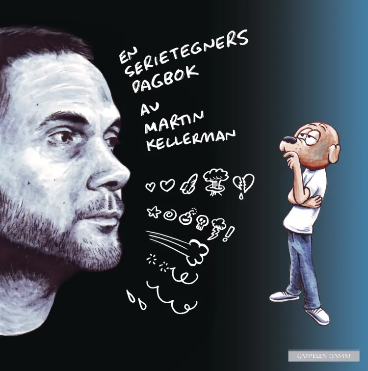 Omslag En serietegners dagbok av Martin Kellerman (Innbundet)