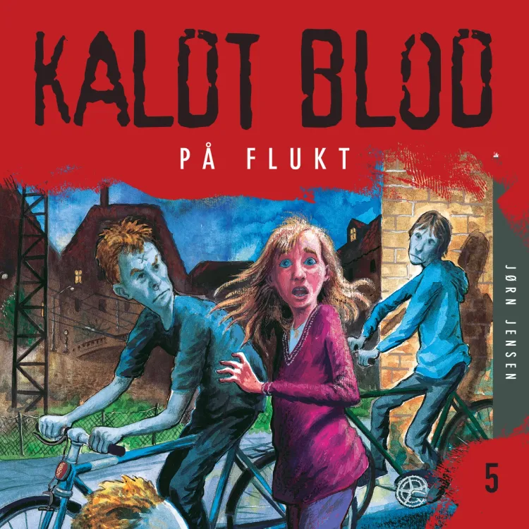 Omslag Kaldt blod 5 - På flukt av Jørn Jensen (Lydbok)