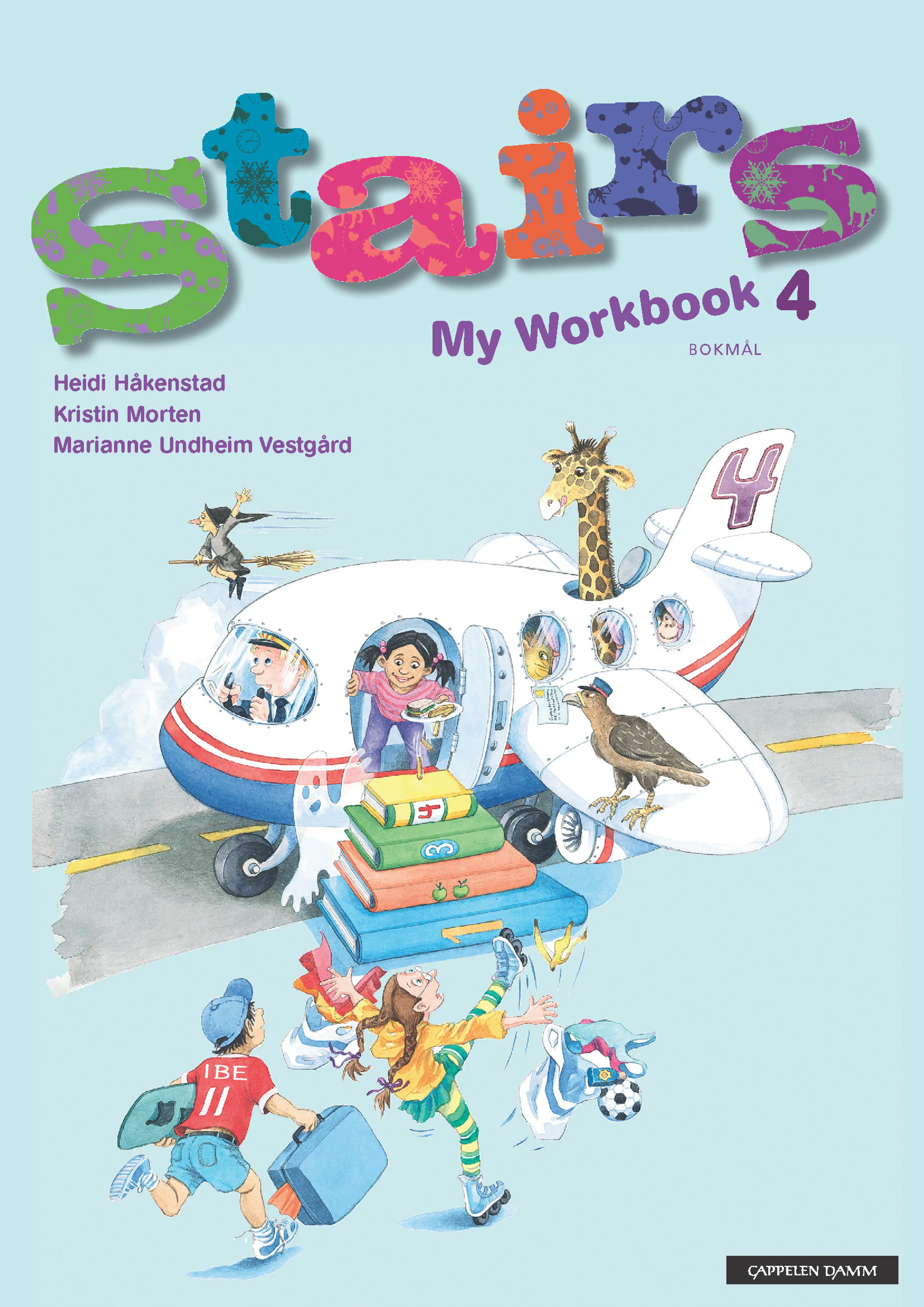 Omslag Stairs 4 Utgave 2 My Workbook av Heidi Håkenstad, Kristin Morten og Marianne Undheim Vestgård (Heftet)