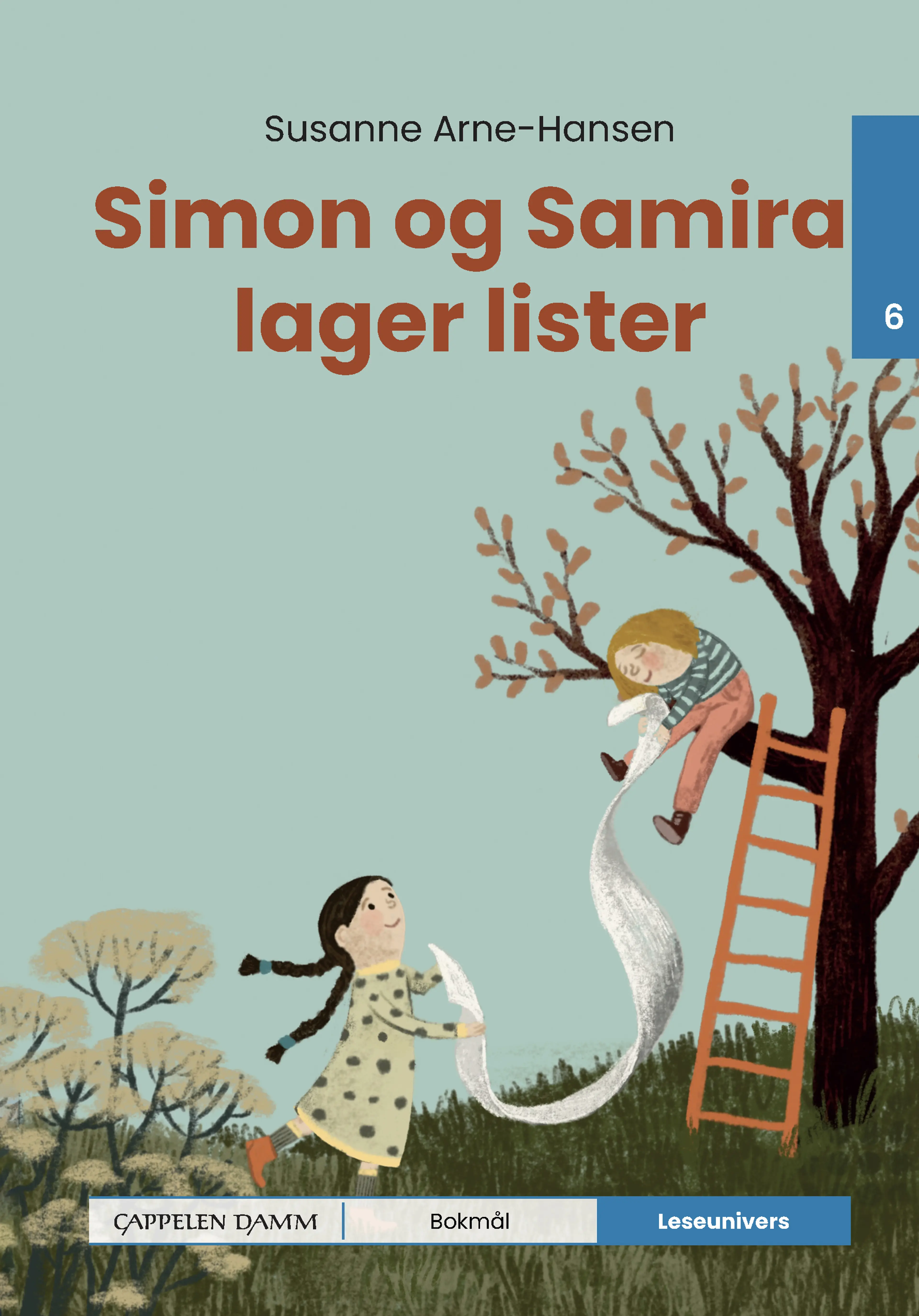 Omslag Leseunivers 6: Simon og Samira lager lister av Susanne Arne-Hansen (Innbundet)