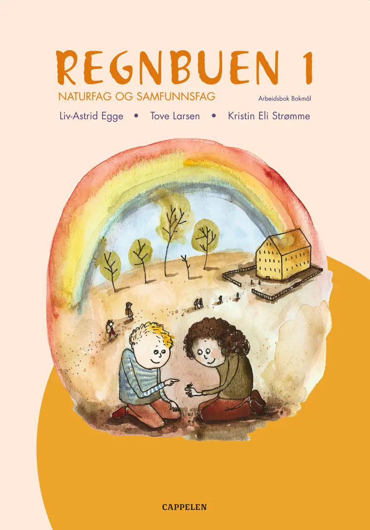 Omslag Regnbuen Ny utgave 1 Arbeidsbok av Liv-Astrid Egge, Tove Larsen og Kristin Eli Strømme (Heftet)