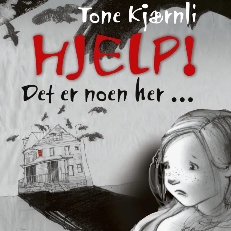 Omslag HJELP! Det er noen her ... av Tone Kjærnli (Lydbok)