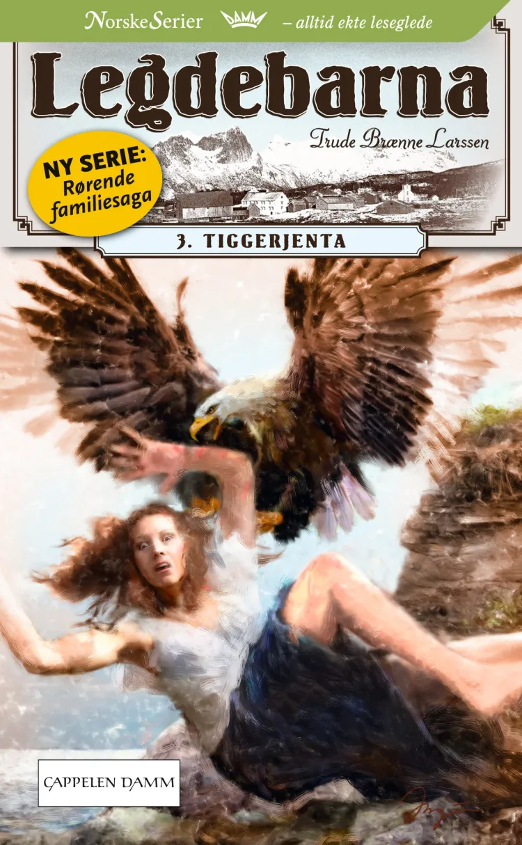 Omslag Tiggerjenta av Trude Brænne Larssen (Heftet)