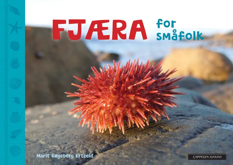 Omslag Fjæra for småfolk av Marit Røgeberg Ertzeid (Innbundet)