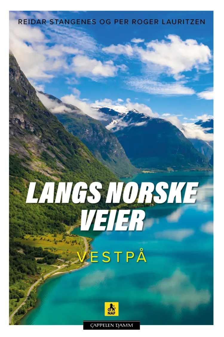 Omslag Langs norske veier - Vestpå av Per Roger Lauritzen og Reidar Stangenes (Innbundet)