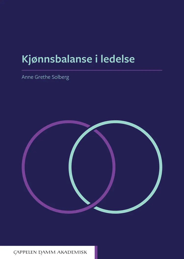 Omslag Kjønnsbalanse i ledelse av Anne Grethe Solberg (Heftet)