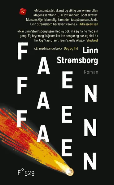 Omslag Faen, faen, faen av Linn Strømsborg (Heftet)