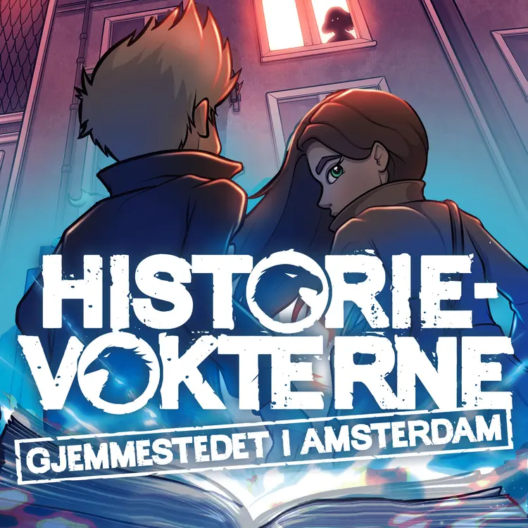 Omslag Gjemmestedet i Amsterdam av Hanna og Jakob Blixt (Lydbok)